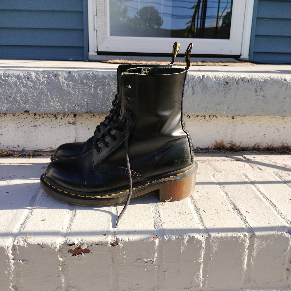 Dr. Martens Black Leather Boots